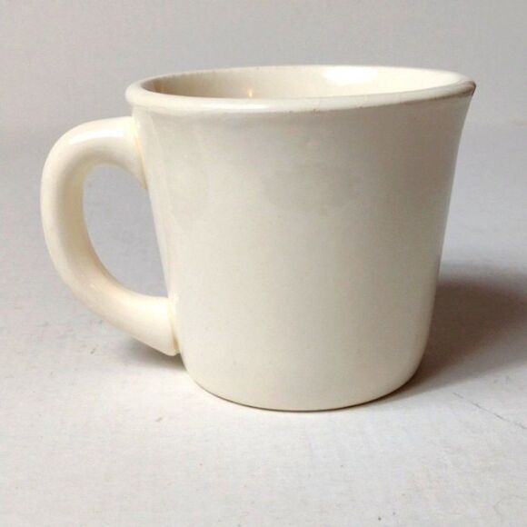 Vintage c1950s Children's‎ Ceramic Handled Cup and Saucer Prayer Grace Religious - Picture 3 of 12